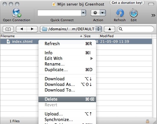 cyberduck\_scherm\_5 Cyberduck screen 5
