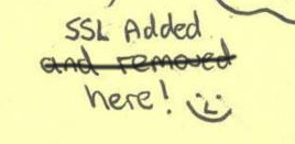 SSL added here! ;⏌)